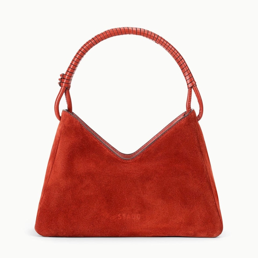STAUD Suede Valerie Bag - Auburn - Price Firm - Picture 3 of 16